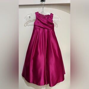 Elegant Fuchsia Kids Dress